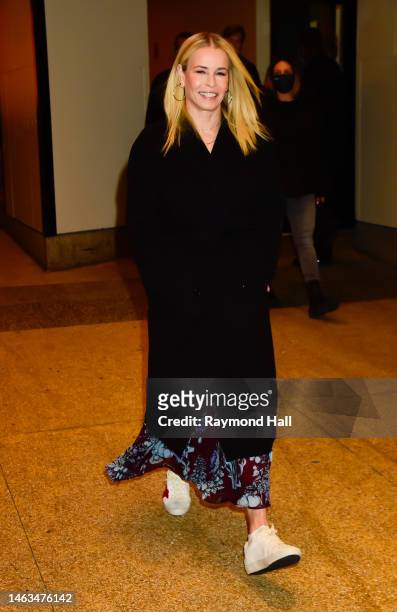 Chelsea Handler is seen in midtown on February 06, 2023 in New York City.