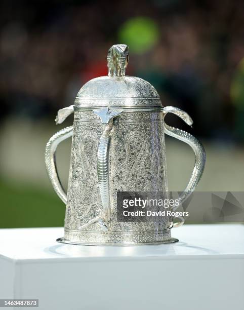The Calcutta Cup during the Six Nations Rugby match between England... News  Photo - Getty Images