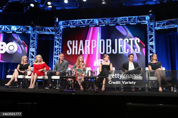 Marti Noxon, Patricia Clarkson, Jean-Marc Vallee, Amy Adams, Eliza Scanlen, Chris Messina and Gillian Flynn