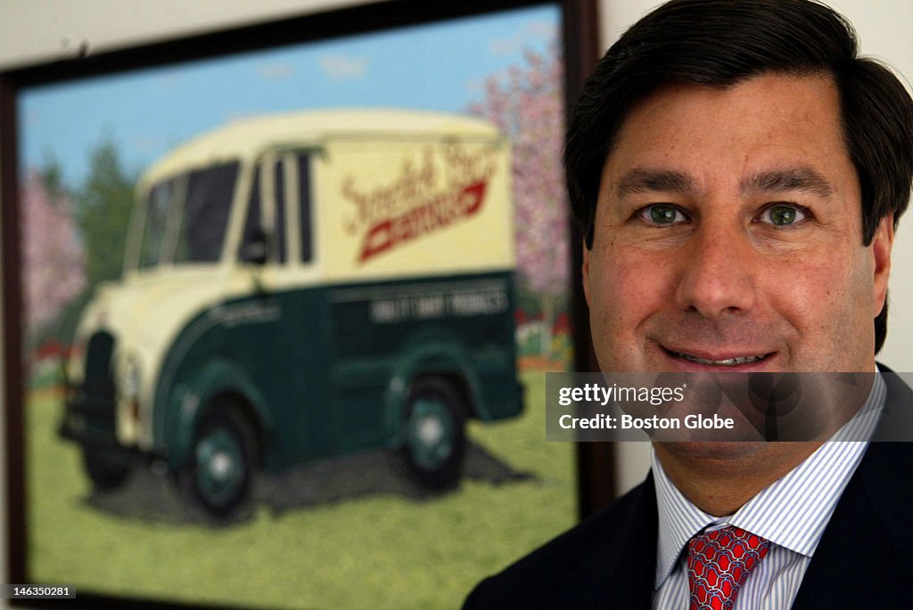 Alan Bernon, President and COO of Garelick Farms, poses for a... News