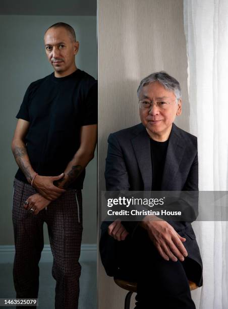 Director Oliver Hermanus and writer Kazuo Ishiguro are photographed for Los Angeles Times on November 7, 2022 in West Hollywood, California....