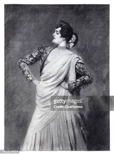 illustrations, cliparts, dessins animés et icônes de femme danseuse de flamenco illustration 1899 - archive danse