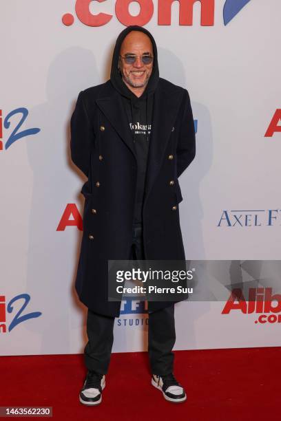 Pascal Obispo attends the "Alibi.com 2" Premiere At Le Grand Rex on February 06, 2023 in Paris, France.