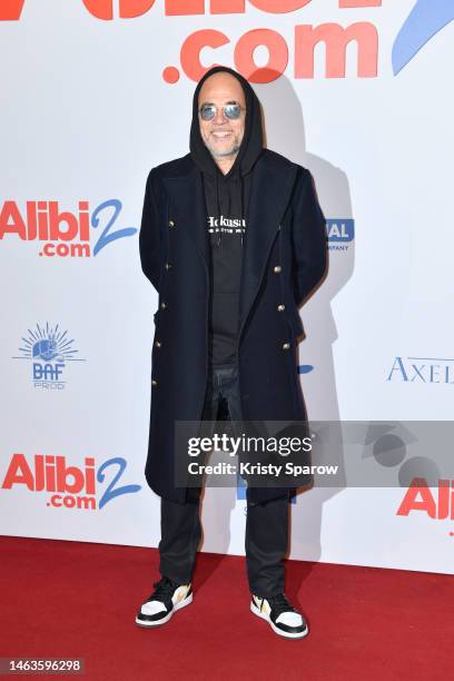 Pascal Obispo attends the "Alibi.com 2" Premiere at Le Grand Rex on February 06, 2023 in Paris, France.