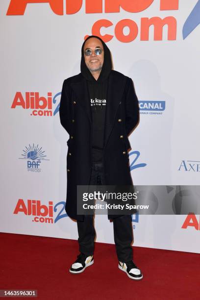 Pascal Obispo attends the "Alibi.com 2" Premiere at Le Grand Rex on February 06, 2023 in Paris, France.