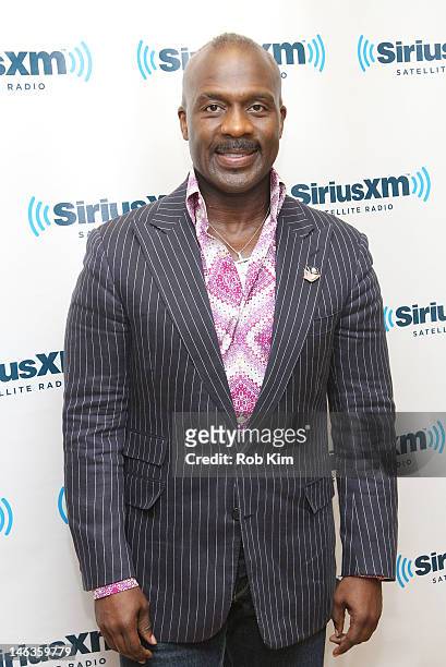 BeBe Winans performs live during a special edition of his SiriusXM show, "The BeBe Experience," on Praise in the SiriusXM Studio on June 14, 2012 in...