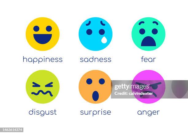 basic human emotions - disgust stock illustrations