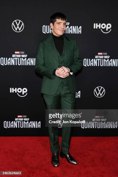 David Dastmalchian attends Marvel Studios' “Ant-Man And The Wasp: Quantumania" at Regency Village Theatre on February 06, 2023 in Los Angeles,...