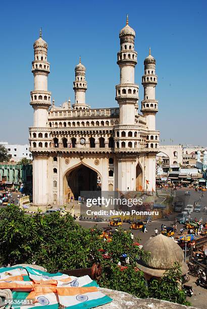 charminar - hyderabad indien stockfoto's en -beelden