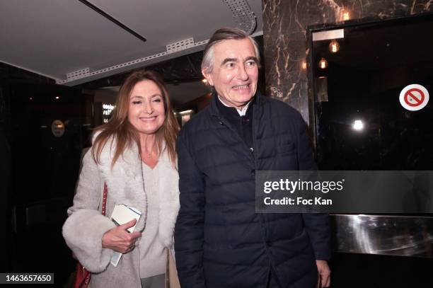 Philippe Douste Blazy attends screening of Bernard Henri Levy’s film "Slava Ukraini" at Cinema Balzac on February 06, 2023 in Paris, France.