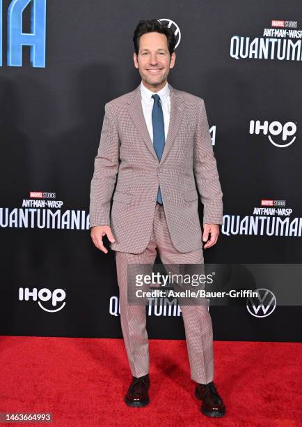 Paul Rudd attends Marvel Studios' “Ant-Man and The Wasp: Quantumania" at Regency Village Theatre on February 06, 2023 in Los Angeles, California.
