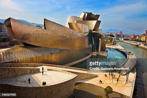 modern architecture in bilbao. - bilbao stock pictures, royalty-free photos & images