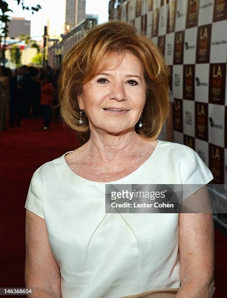Producer Letty Aronson arrives at the 2012 Los Angeles Film Festival premiere of "To Rome With Love" sponsored by Virgin America at Regal Cinemas...