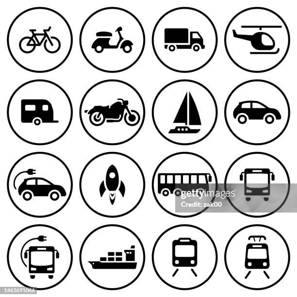 ilustraciones, imágenes clip art, dibujos animados e iconos de stock de iconos de vehículo - motorcycle logo