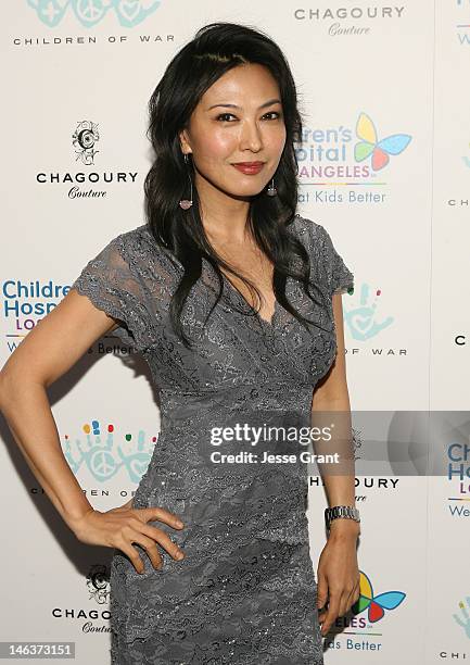 Alexandra Chun attends the Chagoury Couture Fashion Show and Annual Benefit for The Children of War Foundation at Chagoury Couture on June 14, 2012...