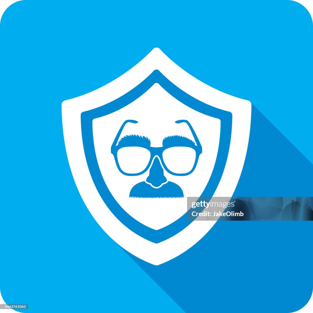Shield Disguise Icon Silhouette