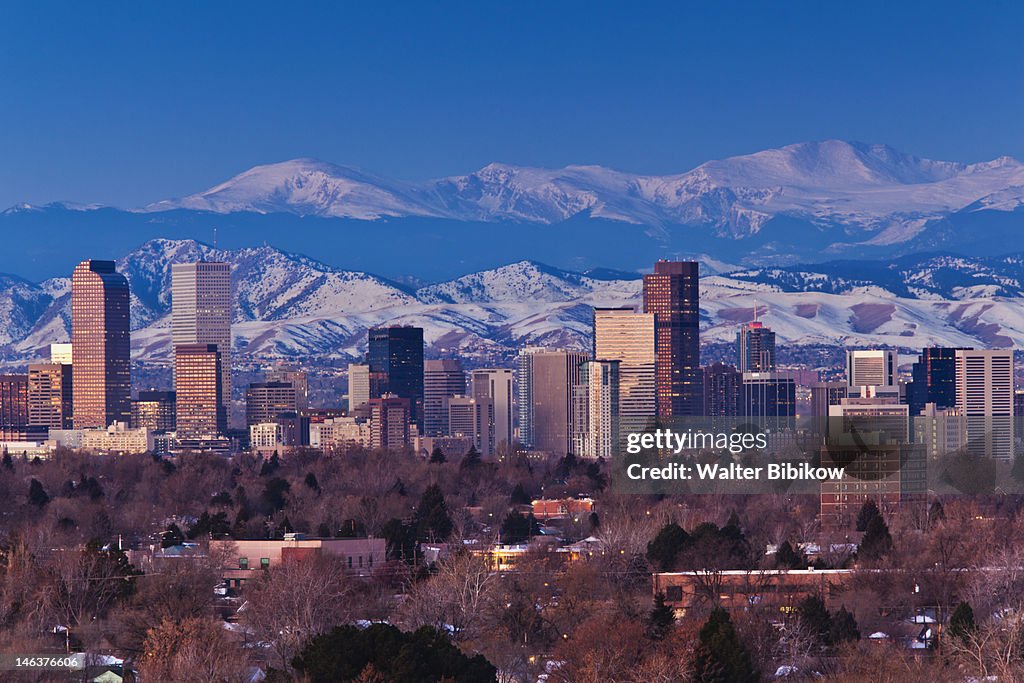 Rocky Mountains from the east