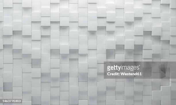 3d illustration of cubes from lights above - backgrounds stock illustrations