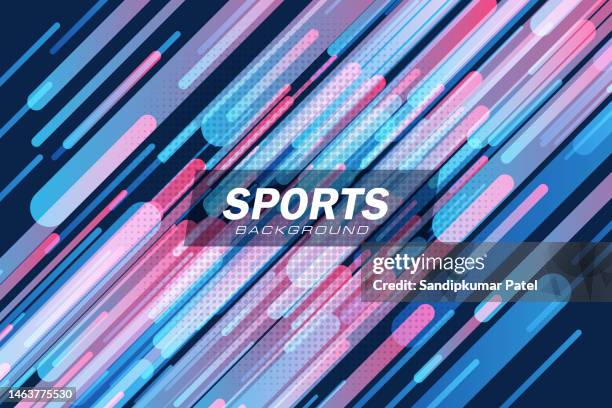 modern colored poster for sports. illustration suitable for design - double exposure running stock illustrations