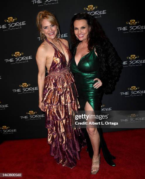 Kathryn Hollis Peters and Susan Lavelle attend The 8th Annual "The Soirée" held at Hilton Universal City Hotel on February 04, 2023 in Universal...