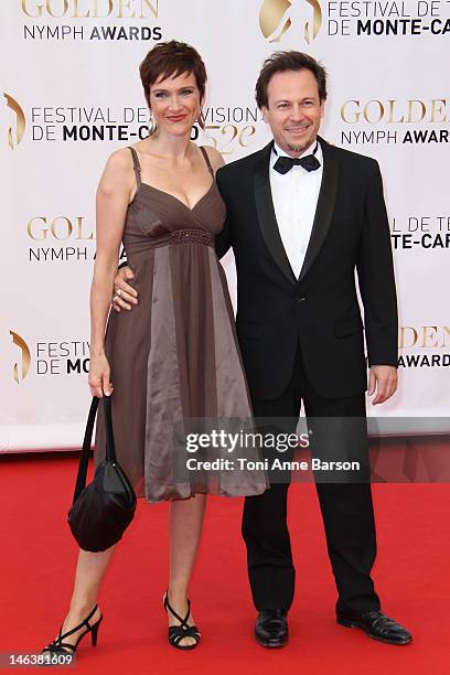 Aurelie Bargeme arrives at the Golden Nymph Award during the 52nd Monte Carlo TV Festival Closing Ceremony on June 14, 2012 in Monte-Carlo, Monaco.