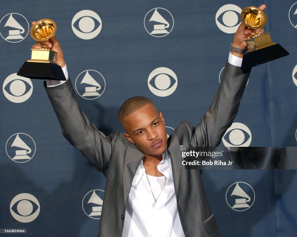 Winner T.I. at Grammy Awards