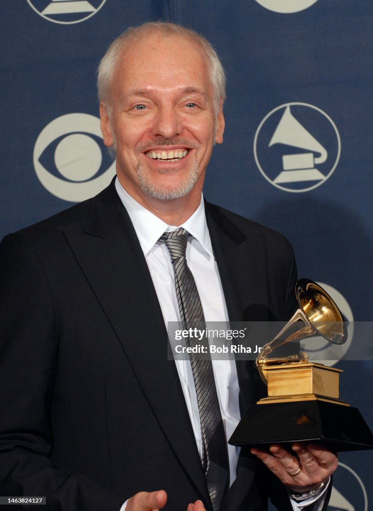 Winner Peter Frampton at Grammy Awards
