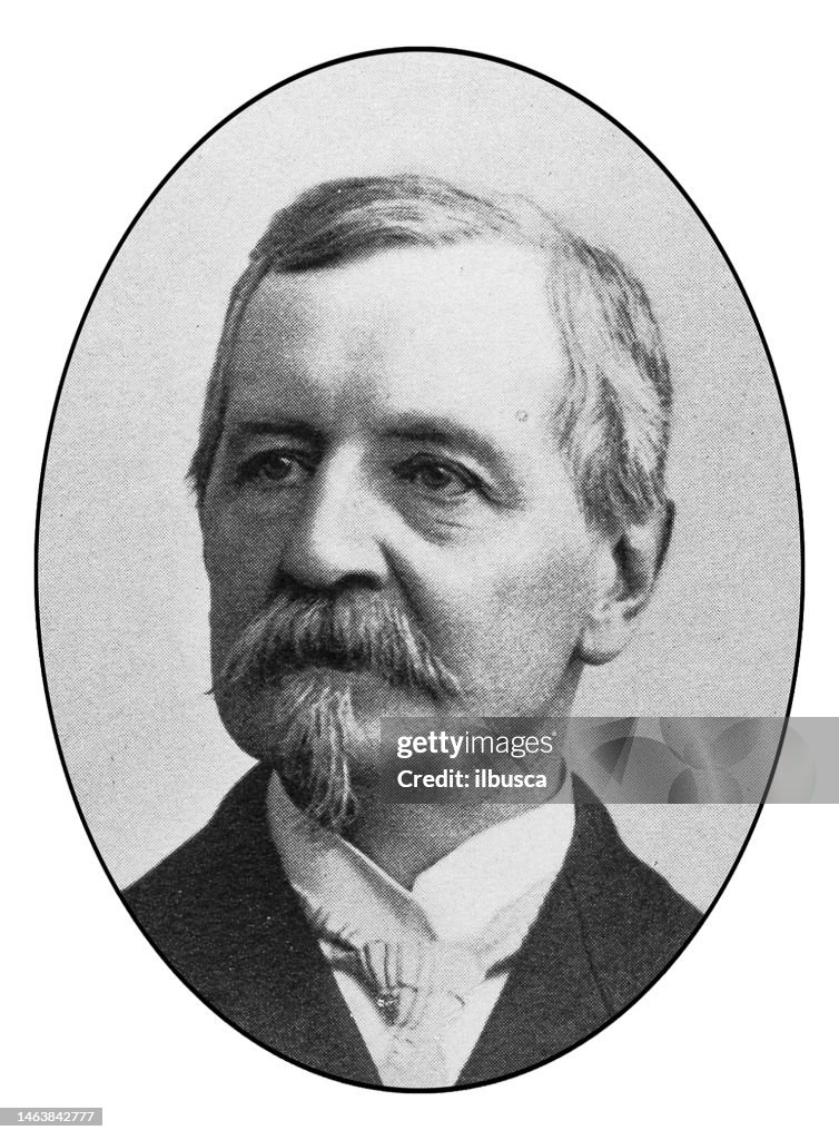 George Rady Portrait Of Notable New Yorkers George Frederic Shrady High-Res Vector ...