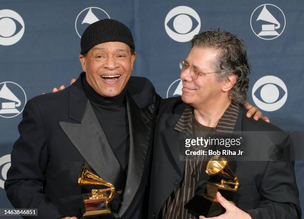 Winner Al Jarreau with Stephen King who accepted on behalf of George Benson at the 49th annual Grammy Awards, September 11, 2007 at Staples Center in...