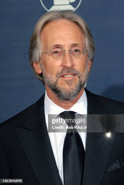 Recording Academy President Neil Portnow speaking at the 49th annual Grammy Awards, September 11, 2007 at Staples Center in Los Angeles, California.