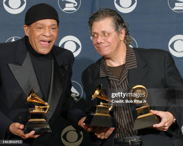 Winner Al Jarreau with Stephen King who accepted on behalf of George Benson at the 49th annual Grammy Awards, September 11, 2007 at Staples Center in...