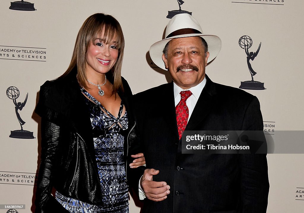 Deborah Herron and Joe Brown attend the 39th annual daytime Emmy