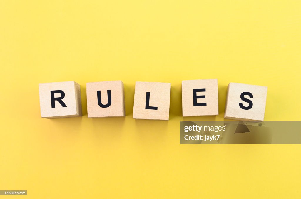 Rules Stock Rules High-Res Stock Photo - Getty Images