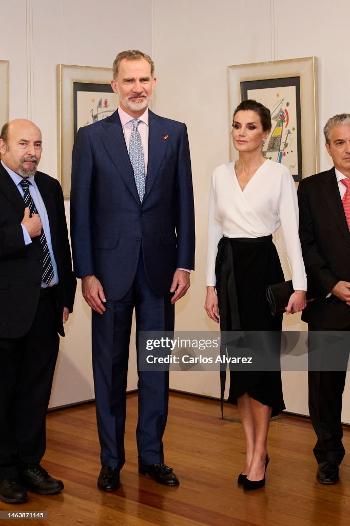 Inauguration of the Joan Miró Exhibition - Spanish Royals Visit Angola