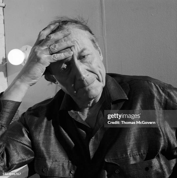 Russian poet Yevgeny Yevtushenko prior to a poetry reading in New York City, in New York in 1994.