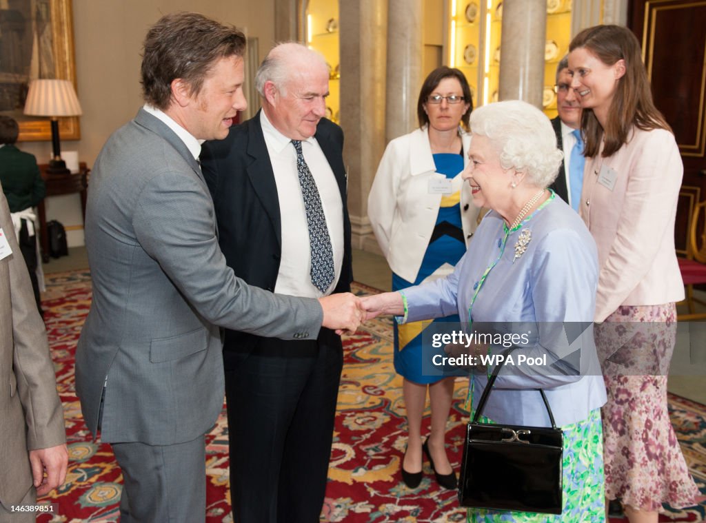 "Cook for The Queen" Winners Competition Reception At Buckingham Palace