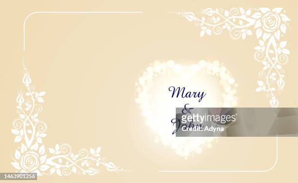 floral clipart wedding invitation - leaving card stock illustrations