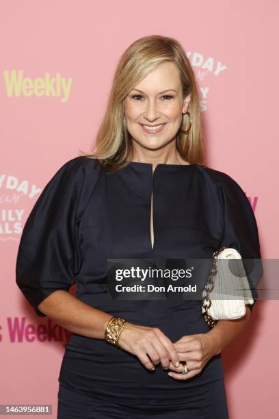 Melissa Doyle attends the launch of 'Everyday, "Not So Crap" Family Meals' cookbook on February 08, 2023 in Sydney, Australia.