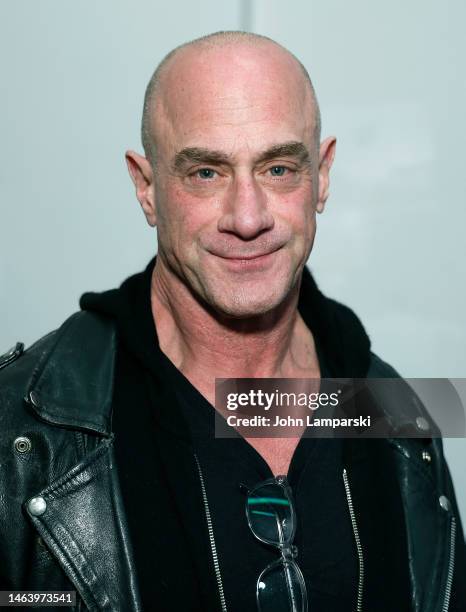 Christopher Meloni attends "3: Black Girl Blues" staged reading on February 07, 2023 in New York City.