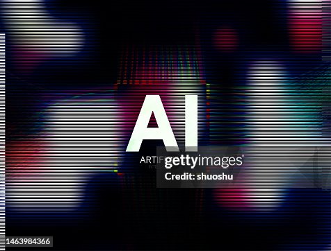 Artificial intelligence AI concepts technology laser pattern background Artificial intelligence AI concepts technology laser pattern background
