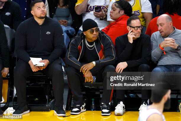 Cool J attends the game between the Los Angeles Lakers and the Oklahoma City Thunder at Crypto.com Arena on February 07, 2023 in Los Angeles,...