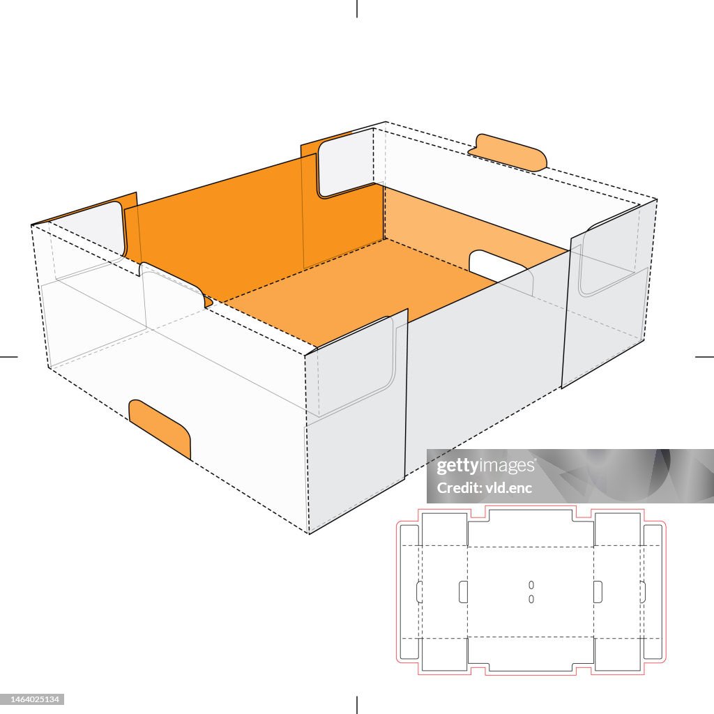Heavy dutty tray box