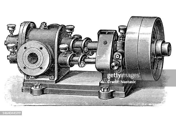 old pumps ,root pump (view) - water well pump stock illustrations