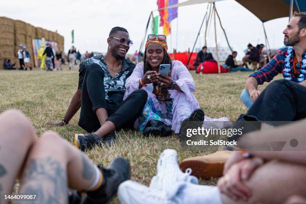 at a music festival - outside lands music arts festival stock pictures, royalty-free photos & images