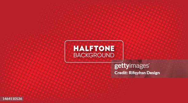 half tone dots gradient texture abstract background - comic book cover template stock illustrations