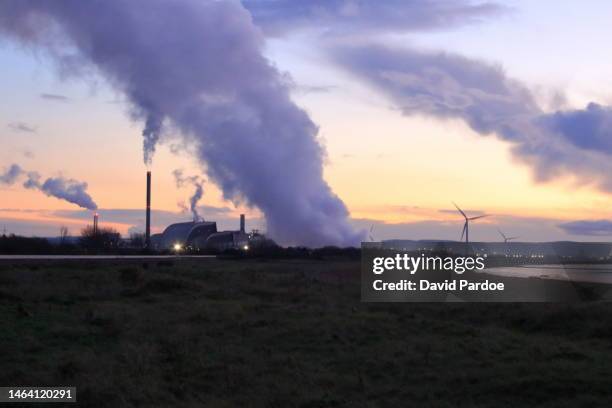 air pollution - avonmouth stock pictures, royalty-free photos & images