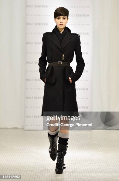 Models walk runway as Victoria Beckham presents fall winter 2012 ...