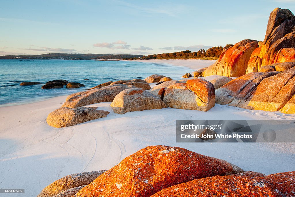 Bay of Fires in Tasmania