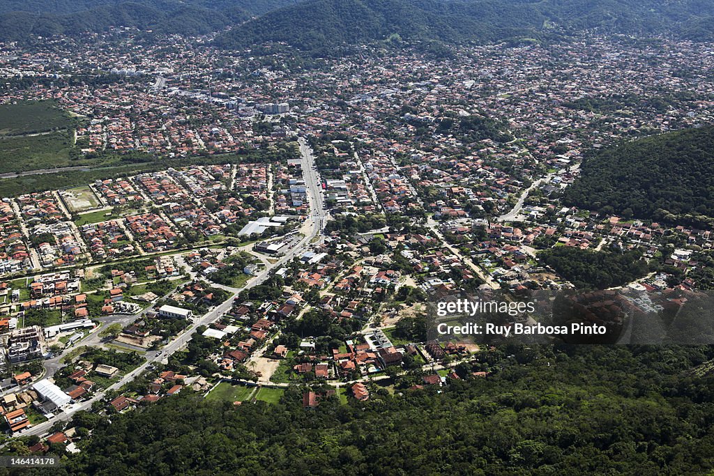 Aerial view of Itacoatiara