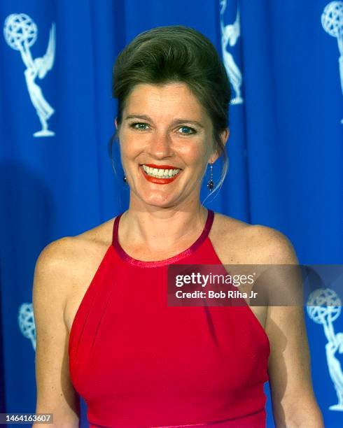 Kate Mulgrew backstage at the 47th Primetime Emmy Awards Show on September 8, 1996 in Pasadena, California.